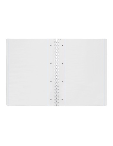 Cuaderno espiral liderpapel a4 micro serie azul...