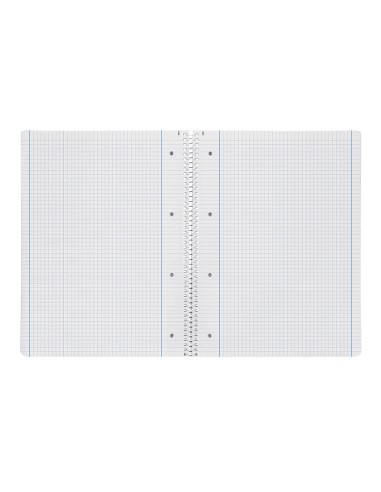 Cuaderno espiral liderpapel a4 micro serie azul...