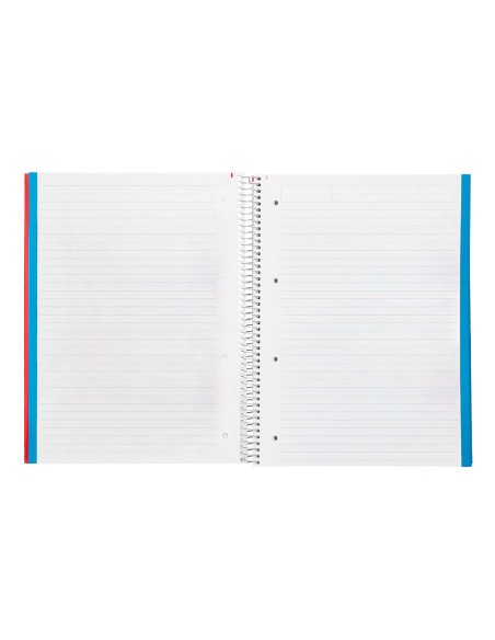 Cuaderno espiral liderpapel a4 micro jolly multidisciplina tapa forrada 140h 75gr 28h 5mm 112h hrtal.