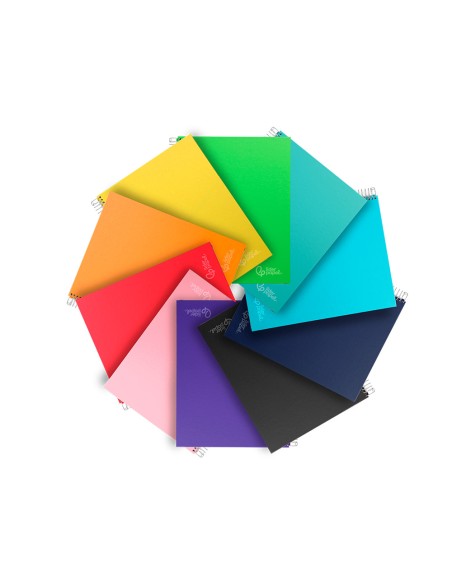 Cuaderno espiral liderpapel a4 micro jolly multidisciplina tapa forrada 140h 75gr 28h 5mm 112h hrtal.