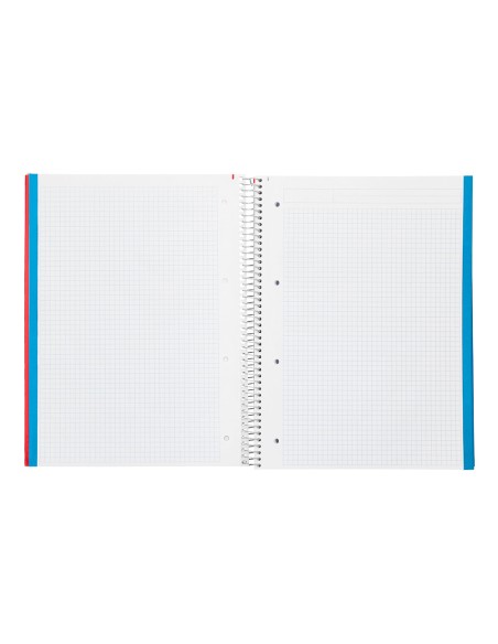 Cuaderno espiral liderpapel a4 micro jolly multidisciplina tapa forrada 140h 75gr 28h 5mm 112h hrtal.