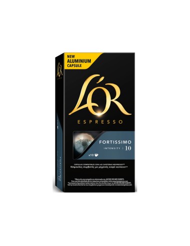 Cafe l'or espresso fortissimo intensidad 10...