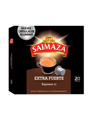 Cafe saimaza extra fuerte espresso intensidad...