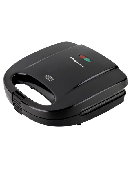 Sandwichera magefesa suisse black 750w con asa fria al tacto antiadherente