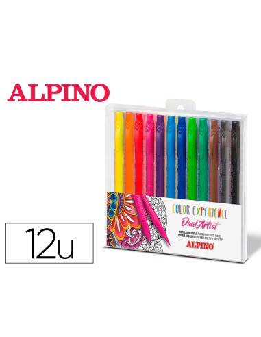 Rotulador alpino dual artist color experience...