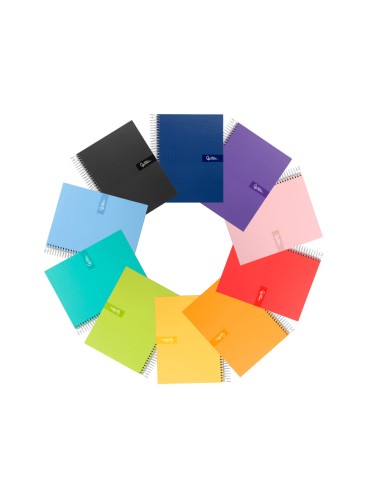 Cuaderno espiral liderpapel a5 crafty tapa...