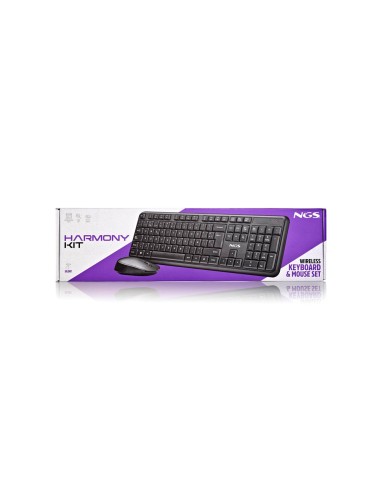 Set teclado y raton ngs harmony inalambrico...