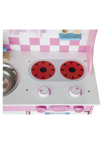 Juego andreutoys cocina madera con complementos...