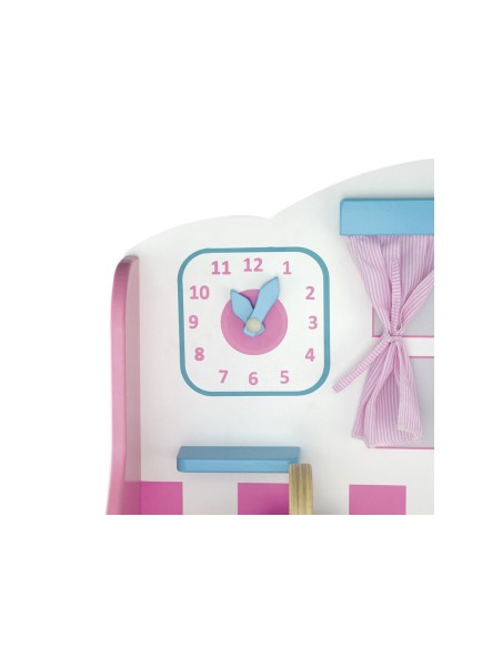 Juego andreutoys cocina madera con complementos 60x30x80 cm