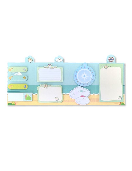 Notas adhesivas imaginovo stick it! notebook 180 notas adhesivas pirata tamaños surtidos brujula