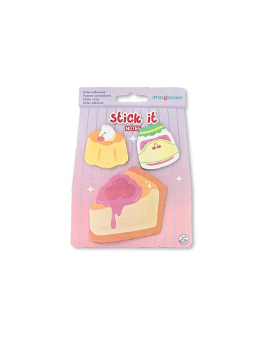 Bloc notas adhesivas imaginovo foodies tarta 60...