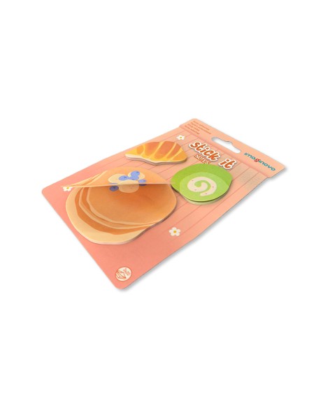 Bloc notas adhesivas imaginovo foodies tortitas 60 hojas tamaños surtidos