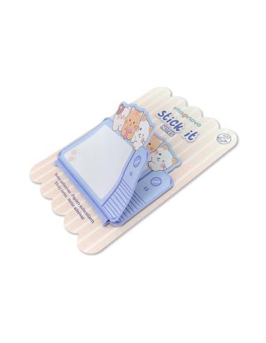 Bloc notas adhesivas imaginovo meow 20 hojas...