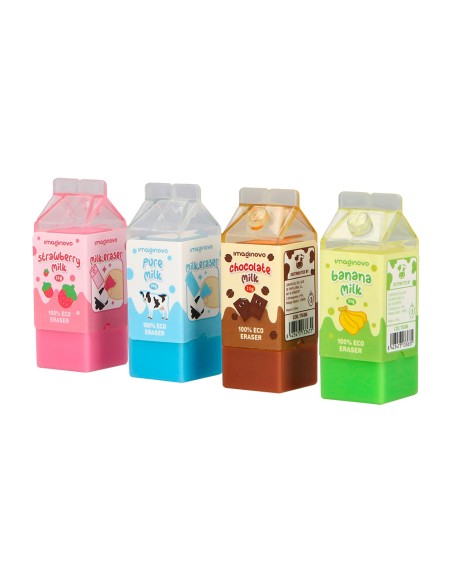 Goma de borrar imaginovo batidos colores surtidos