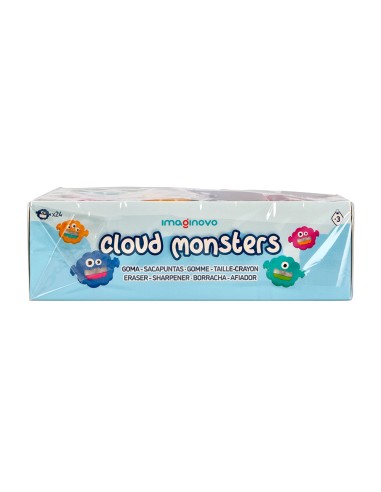 Goma de borrar imaginovo monstruo con...