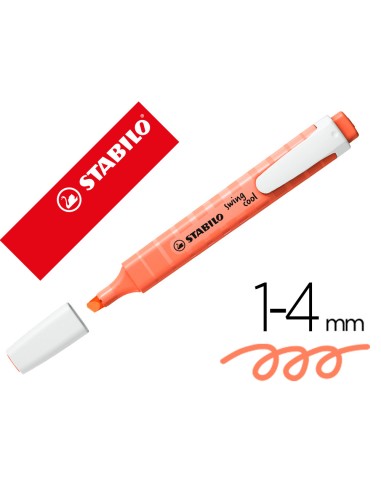 Rotulador stabilo fluorescente fino swing cool...
