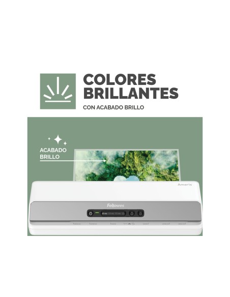 Bolsa de plastificar fellowes recicladas brillo din a3 80 mc pack de 100 unidades