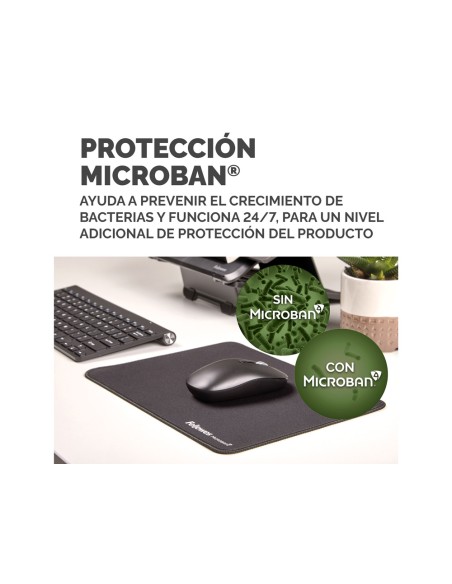 Alfombrilla para raton fellowes breyta xl negro
