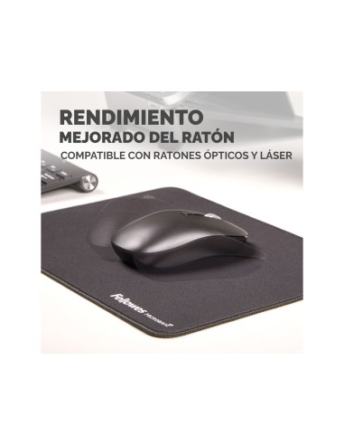 Alfombrilla para raton fellowes breyta xl negro