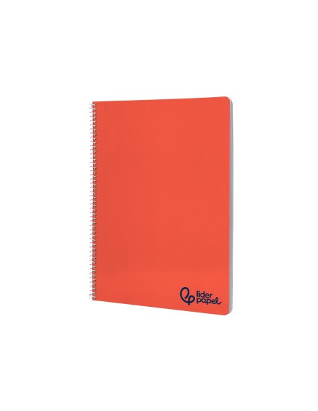 Cuaderno espiral liderpapel a5 wonder tapa plastico 80h 90gr cuadro 5mm con margen colores surtidos