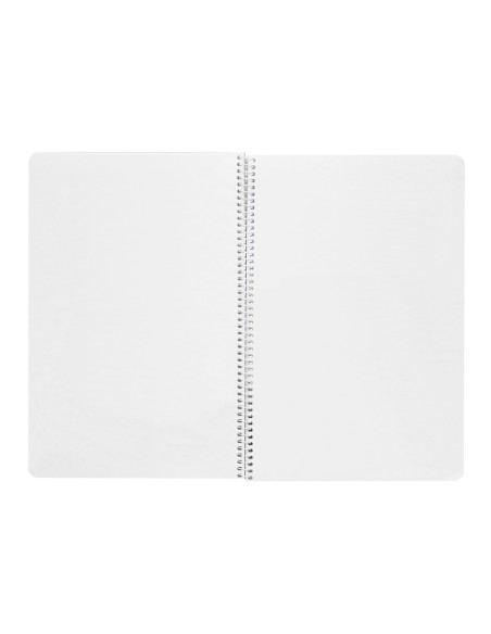Cuaderno espiral liderpapel a4 wonder tapa plastico 80h 90gr liso colores surtidos