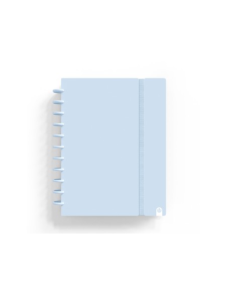 Cuaderno ingeniox foam a4 80h rayado horizontal azul pastel