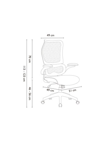 Silla q-connect oficina catania malla alt max...