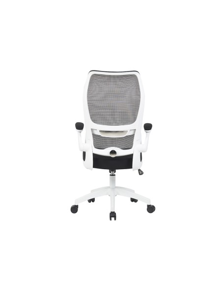Silla q-connect oficina catania malla alt max 1230 mm anc 510 mm prof 490 mm ruedas premium color negro blanco