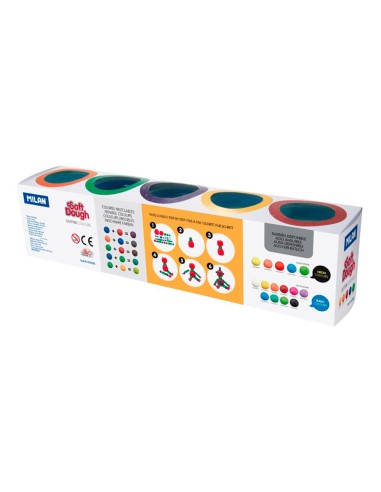 Pasta milan para modelar soft dough glitter...