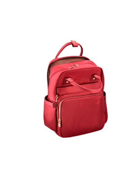 Mochila antartik nova 4 compartimentos color rojo vino 410x180x320 mm