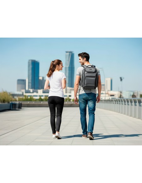 Mochila antartik blok 4 compartimentos color gris 460x200x320 mm