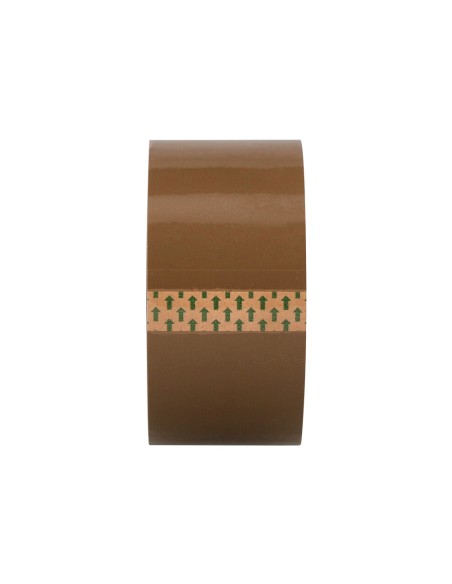 Cinta adhesiva q-connect polipropileno havana 132 m x 50 mm para embalaje