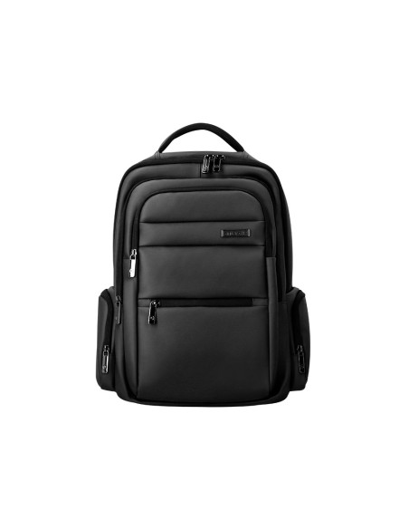 Mochila antartik volt 5 compartimentos color negro interior rojo 450x180x330 mm