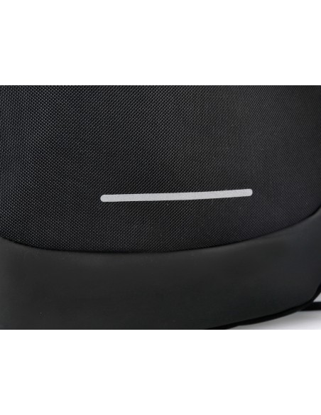 Mochila antartik slim con bols illo para portatil con tres compartimentos 45x15x33cm color negro