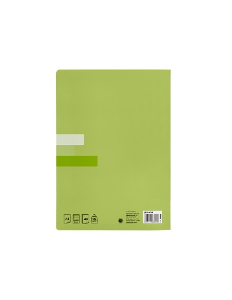 Libreta liderpapel scriptus a4 48 hojas 90gr rayado montessori 5mm con margen colores surtidos
