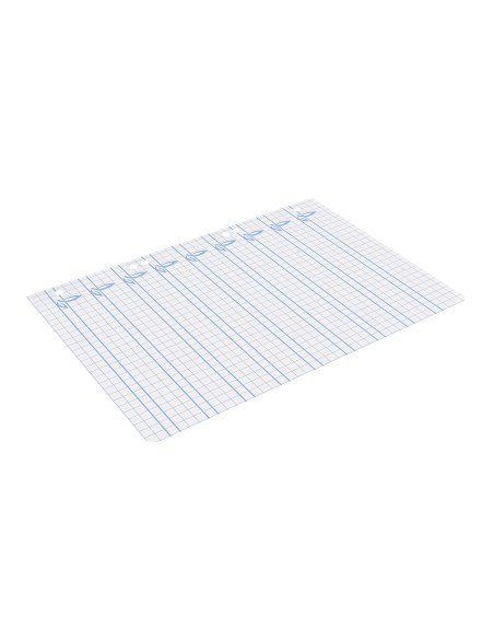 Recambio liderpapel cuarto pautaguia 100 hojas 75gr cuadriculado pautado 5 mm con margen 6 taladros