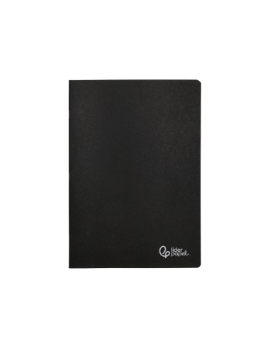 Libreta liderpapel tapa negra a5 80 hojas 60gr...