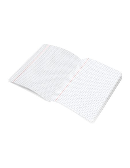 Libreta liderpapel scriptus a5 48 hojas 90gr cuadro 6mm con margen