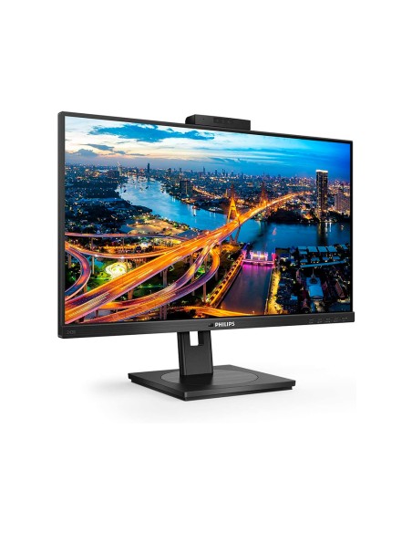 Monitor philips 242b1h 23,8\" 16:9 ips 1.920 px regulable en altura con camara web-cam integrada color negro
