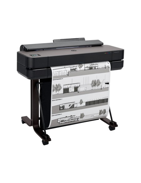 Impresora hp designjet t650 24 pulgadas base integrada 2400x1200 ppp tinta color 26 ppm 1gb din a1