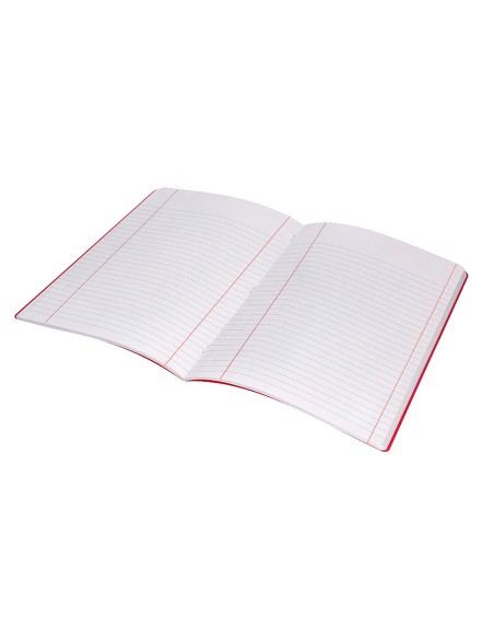 Libreta liderpapel 360 tapa de plastico a5 48 hojas 90gr horizontal con doble margen colores surtidos