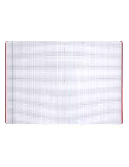 Libreta liderpapel 360 tapa de plastico a5 48 hojas 90gr cuadro 3mm con margen colores surtidos