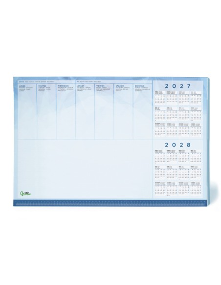 Planning sobremesa semanal liderpapel 40x60 cm 50 hojas 90 g 2027-2028