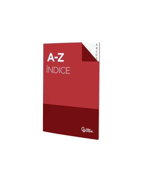 Indice liderpapel tapa cartoncillo cuarto 24 hojas 70g/m2 colores surtidos