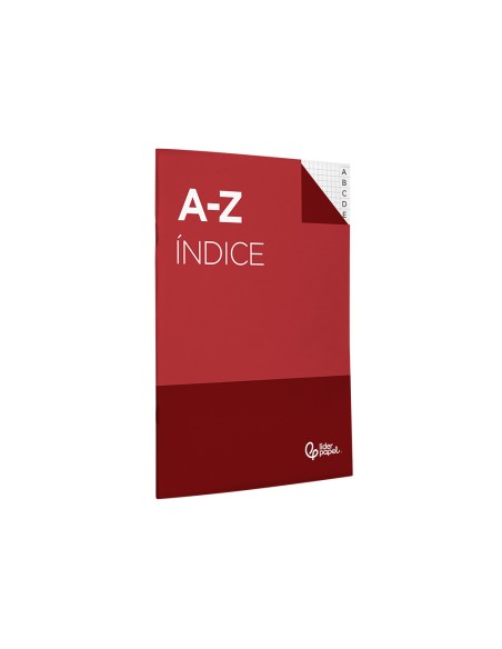 Indice liderpapel tapa cartoncillo cuarto 24 hojas 70g/m2 colores surtidos