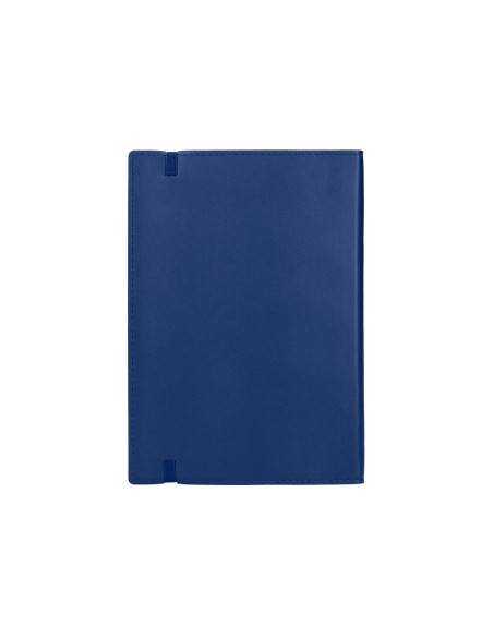 Libreta indice liderpapel similpiel a6 120 hojas 70gr color azul