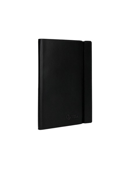 Libreta indice liderpapel similpiel a5 120 hojas 70gr color negro