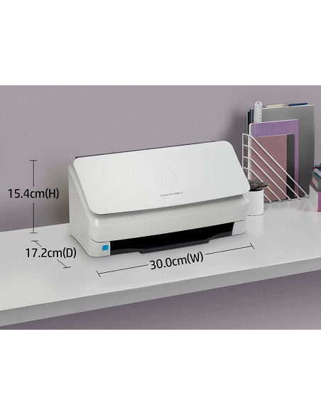 Escaner hp scanjet pro 2000 s2 led alimentacion vertical 50 hojas duplex