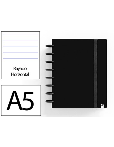 Cuaderno ingeniox foam a5 80h rayado horizontal...