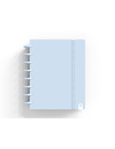 Cuaderno ingeniox foam a5 80h rayado horizontal azul pastel